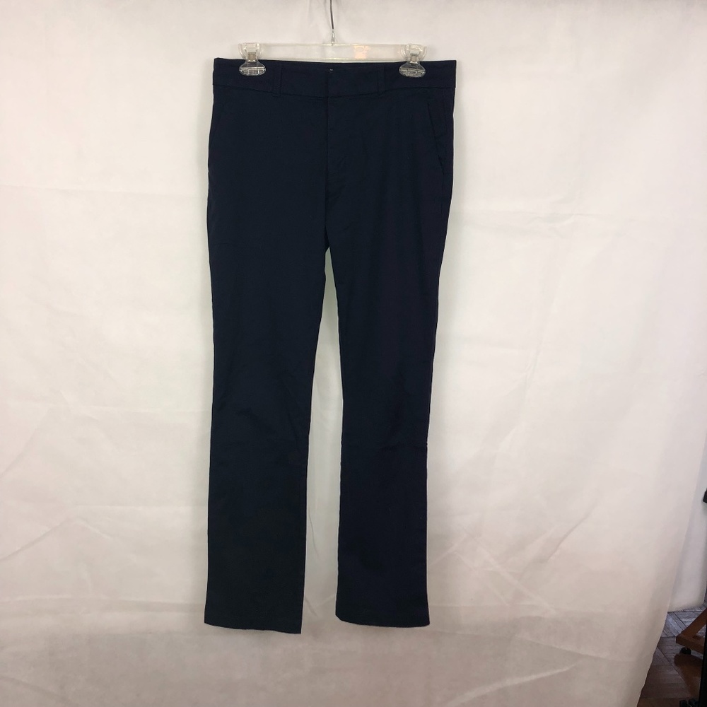 Khakis by Gap Navy Blue Straight Chino Pants 2R